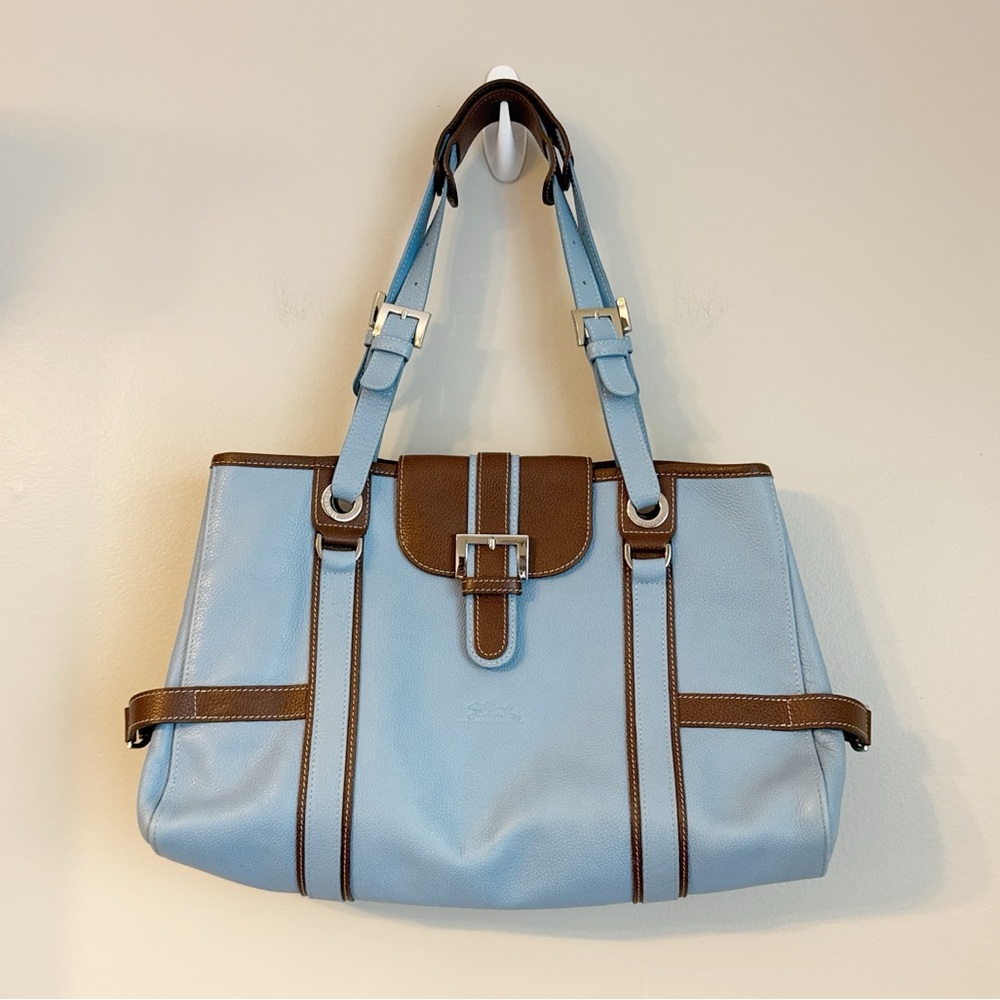 VTG Longchamp Leather Handbag - Picture 12 of 12